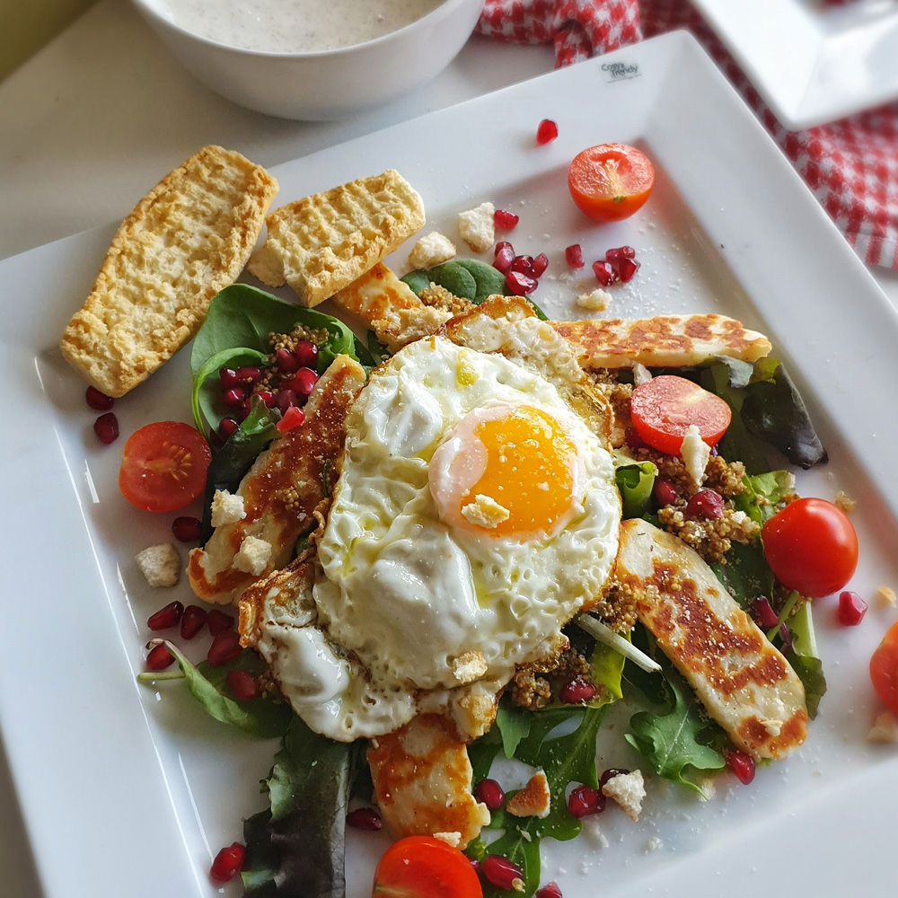 Halloumi salade